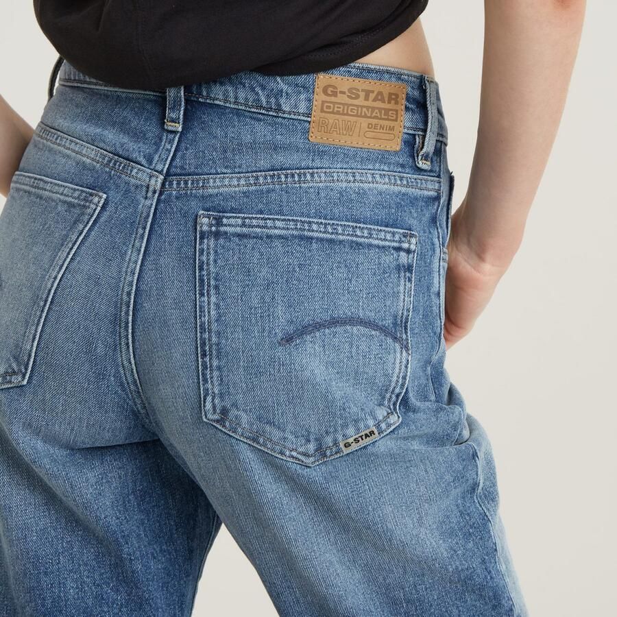 G-Star RAW Viktoria high waist straight jeans medium blue denim - Foto 3