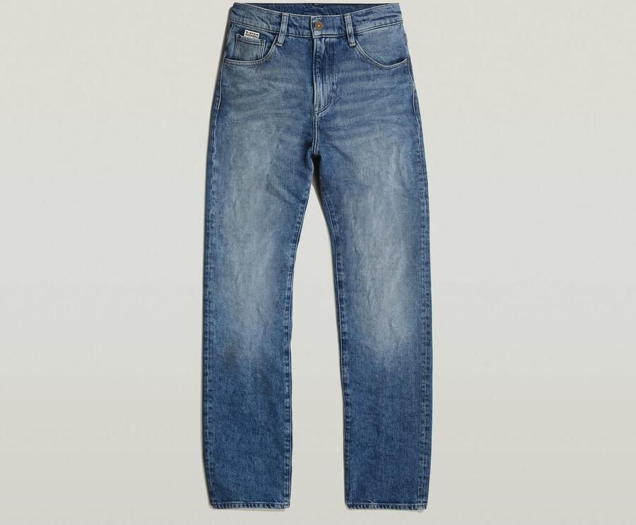 G-Star RAW Viktoria high waist straight jeans medium blue denim - Foto 6