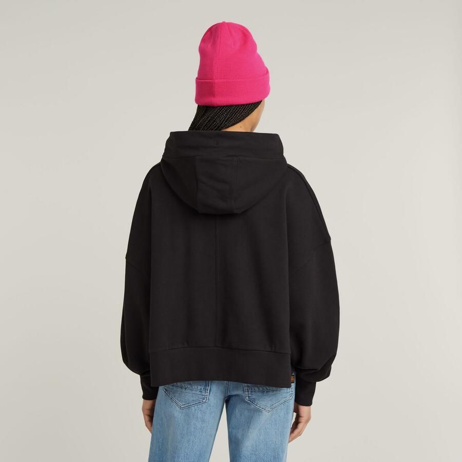 G-Star RAW G-Script Oversized Hoodie Zwart Dames