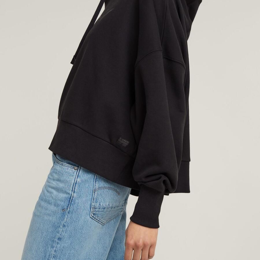 G-Star RAW G-Script Oversized Hoodie Zwart Dames - Foto 3