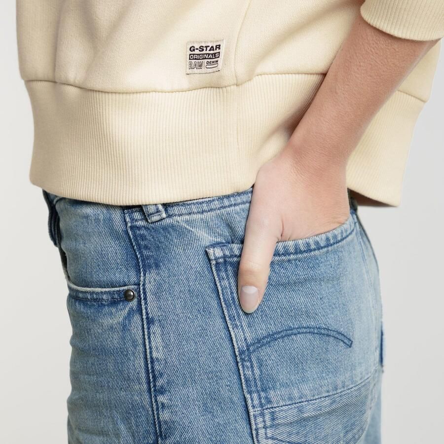 G-Star RAW Old Skool Logo Loose Hoodie Wit Dames - Foto 3