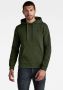 G-STAR RAW Heren Truien & Vesten C235 Pacior Sweat R Hoodie Donkergroen - Thumbnail 3