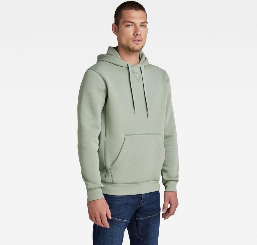 G-Star RAW hoodie met biologisch katoen iceberg green - Foto 4