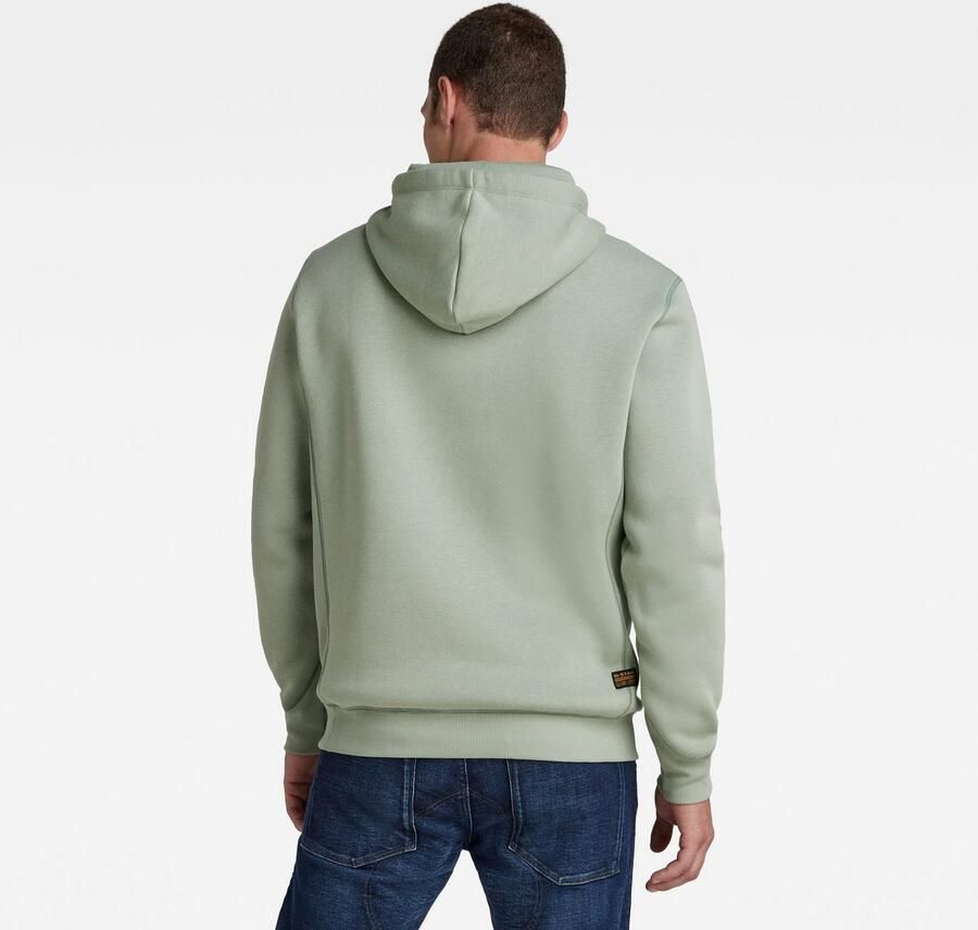 G-Star RAW hoodie met biologisch katoen iceberg green - Foto 5