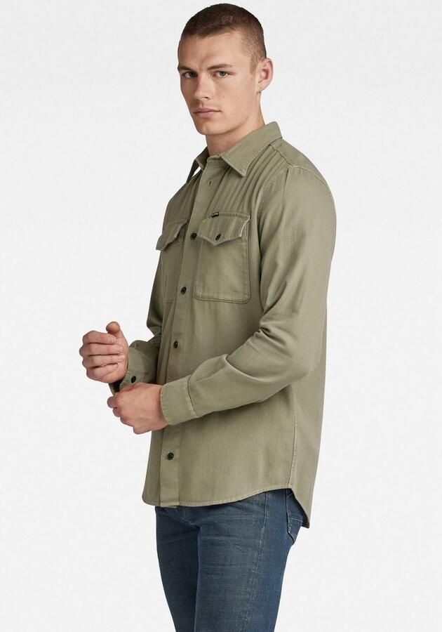 G-Star Raw Slim fit vrijetijdsoverhemd met borstzakken - Foto 13