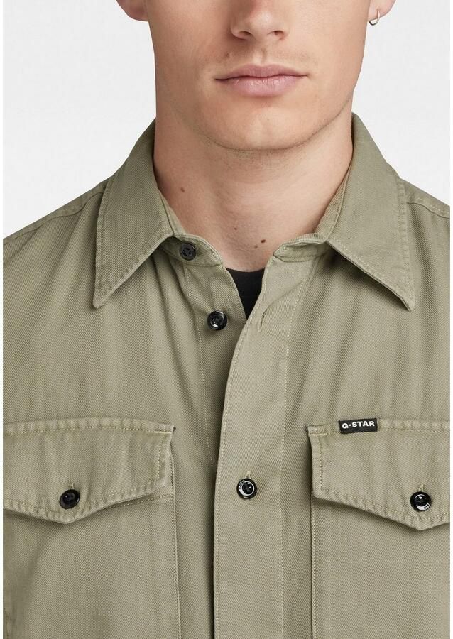 G-Star Raw Slim fit vrijetijdsoverhemd met borstzakken - Foto 12