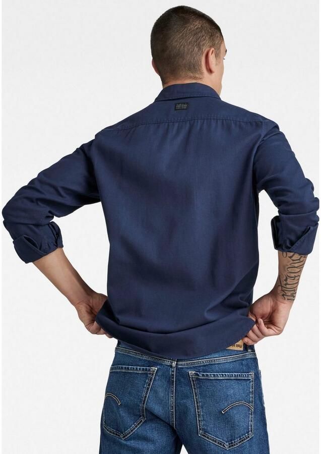G-Star Raw Slim fit vrijetijdsoverhemd met borstzakken - Foto 13