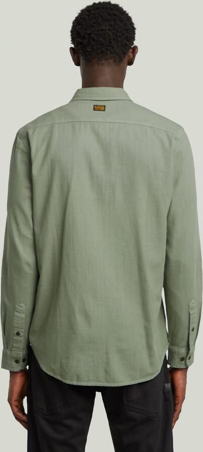 G-Star RAW Jeans overhemd Marine Slim met klepzakken - Foto 9