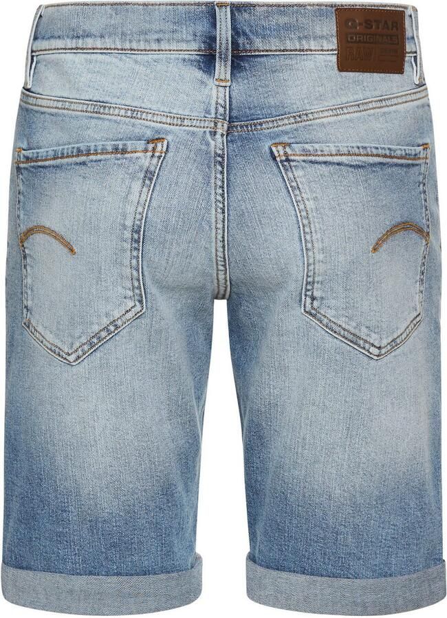 G-Star Raw Korte regular fit jeans met steekzakken model 'Mosa'