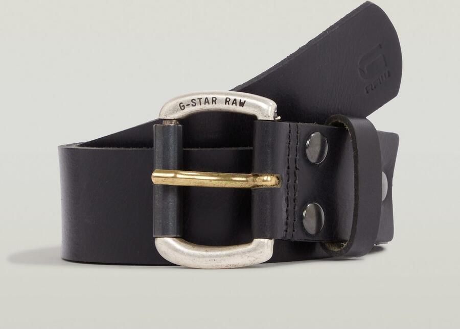 G-Star RAW Leren riem Dast belt versterkt met klinknagels - Foto 8