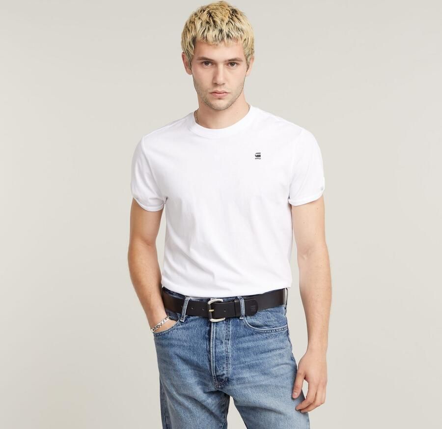 G-Star RAW Leren riem Dast belt versterkt met klinknagels - Foto 4