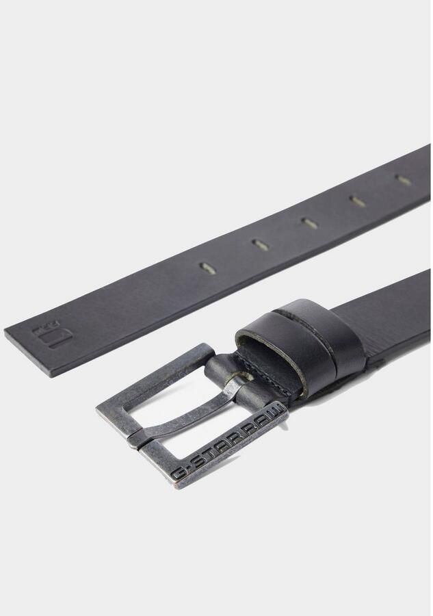 G-Star Raw Leren riem met doornsluiting model 'New duko' - Foto 5