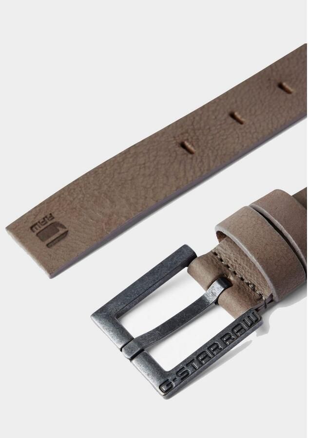 G-Star Raw Leren riem met doornsluiting model 'New duko' - Foto 7