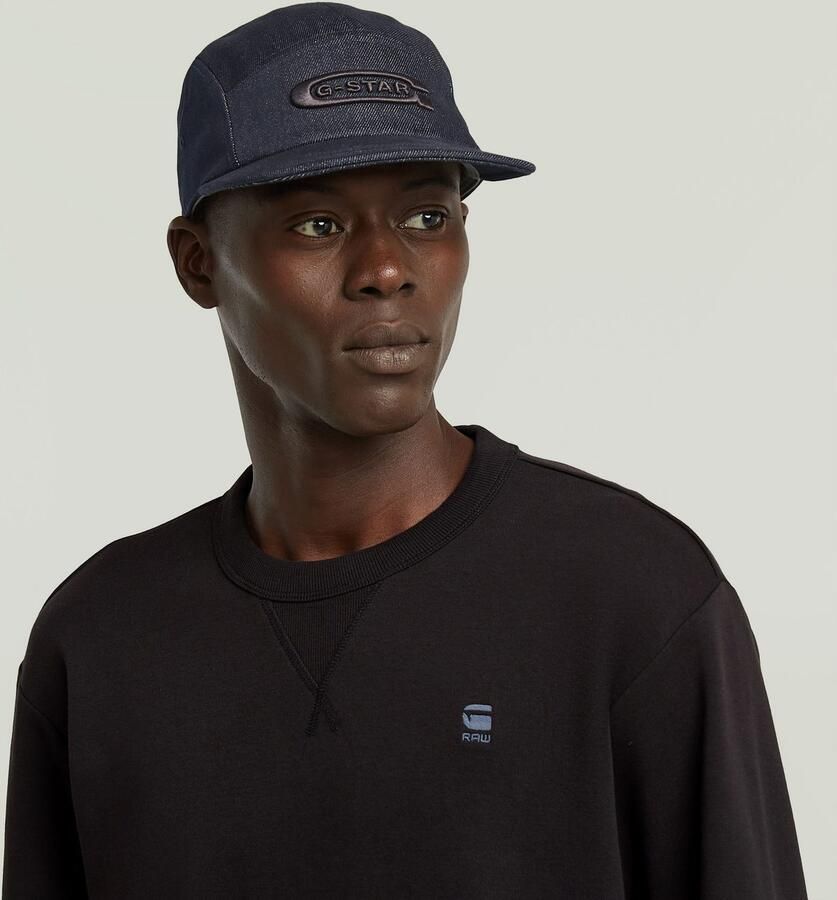 G-Star RAW Longsleeve Nifous R met geribbelde inzet aan de voorkant - Foto 2