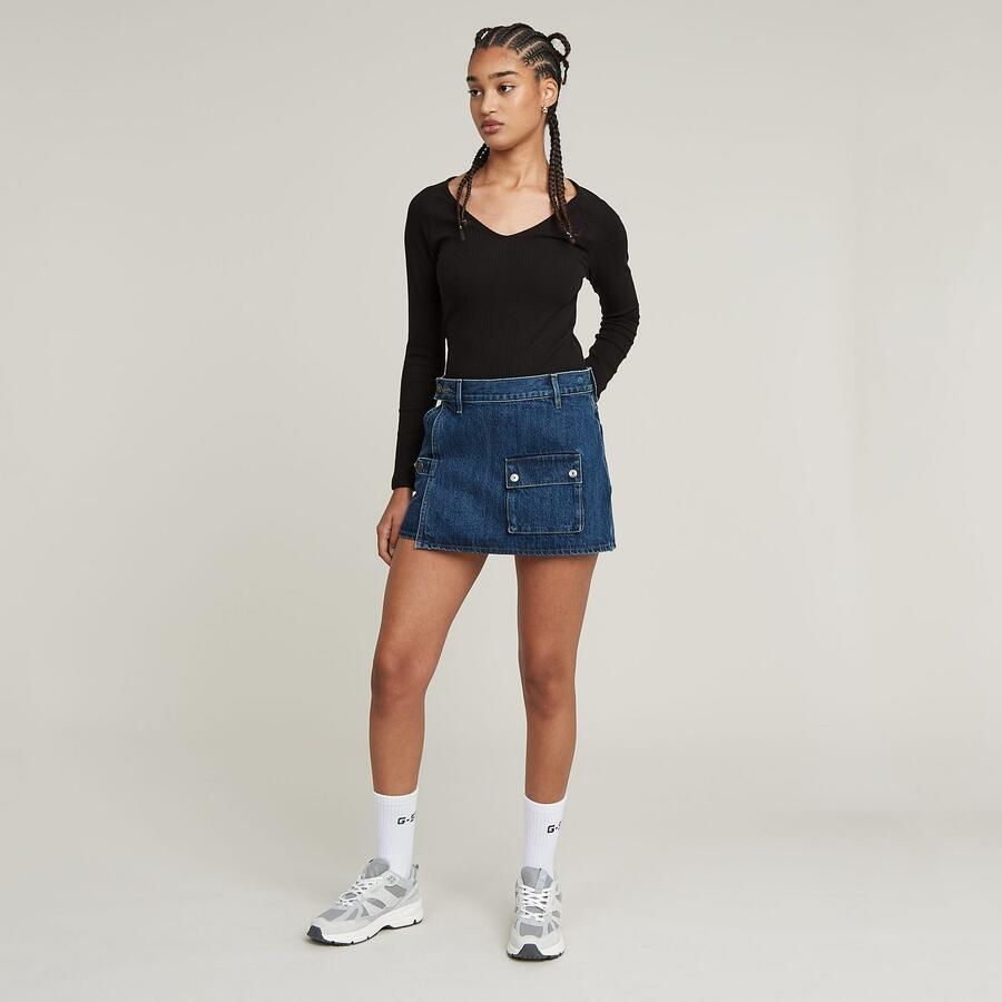 G-Star RAW Longsleeve Slim Rib met stretchaandeel - Foto 4