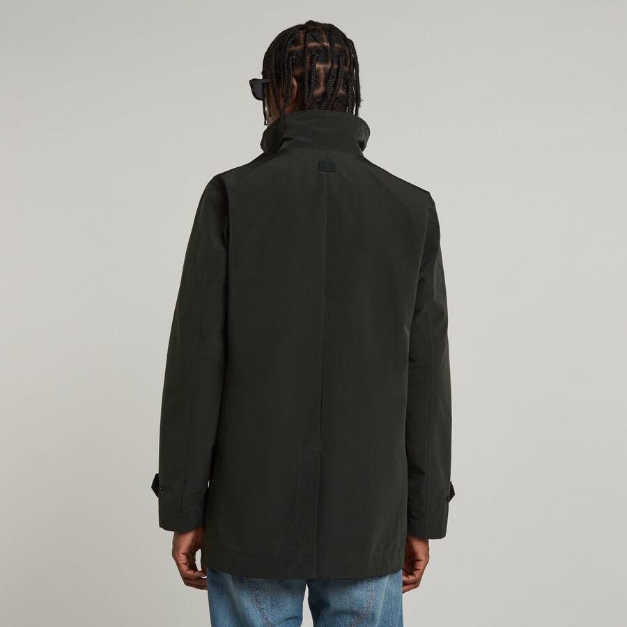 G-Star RAW Outdoorjack Garber Trench met verborgen knopen