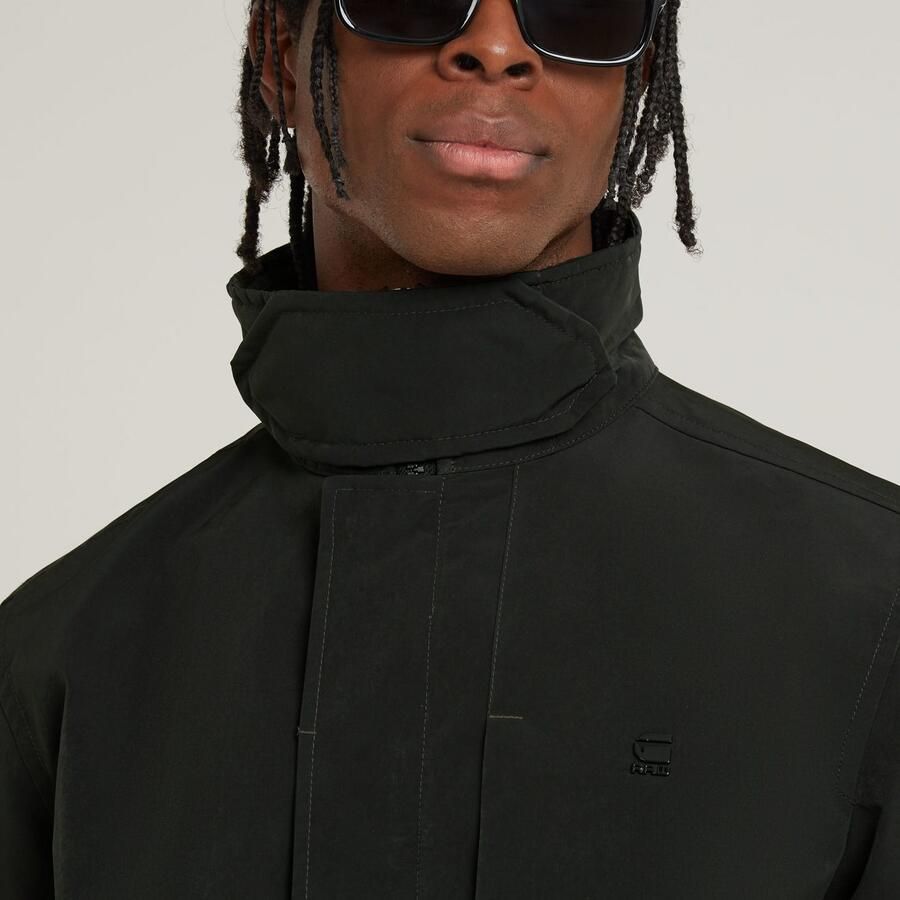 G-Star RAW Outdoorjack Garber Trench met verborgen knopen - Foto 2
