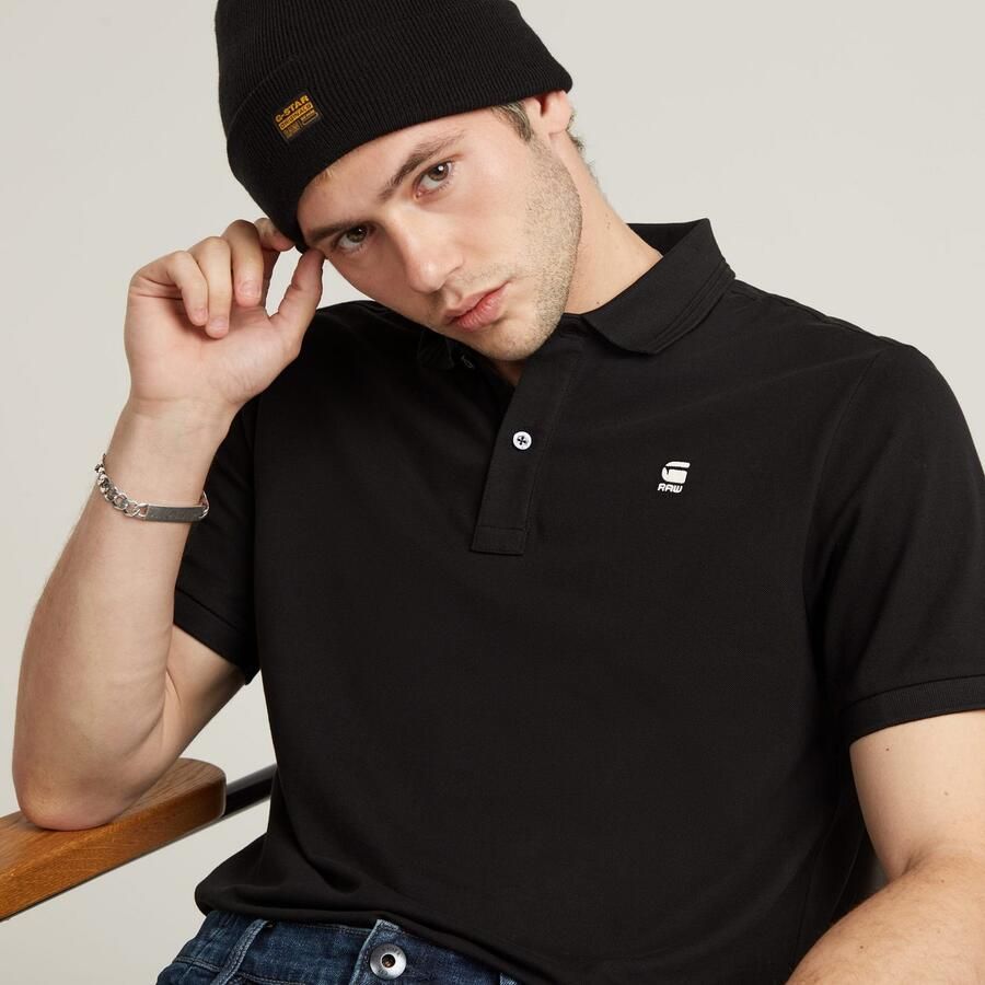 G-Star RAW Poloshirt Dunda slim fit Logoborduursel op borsthoogte - Foto 7