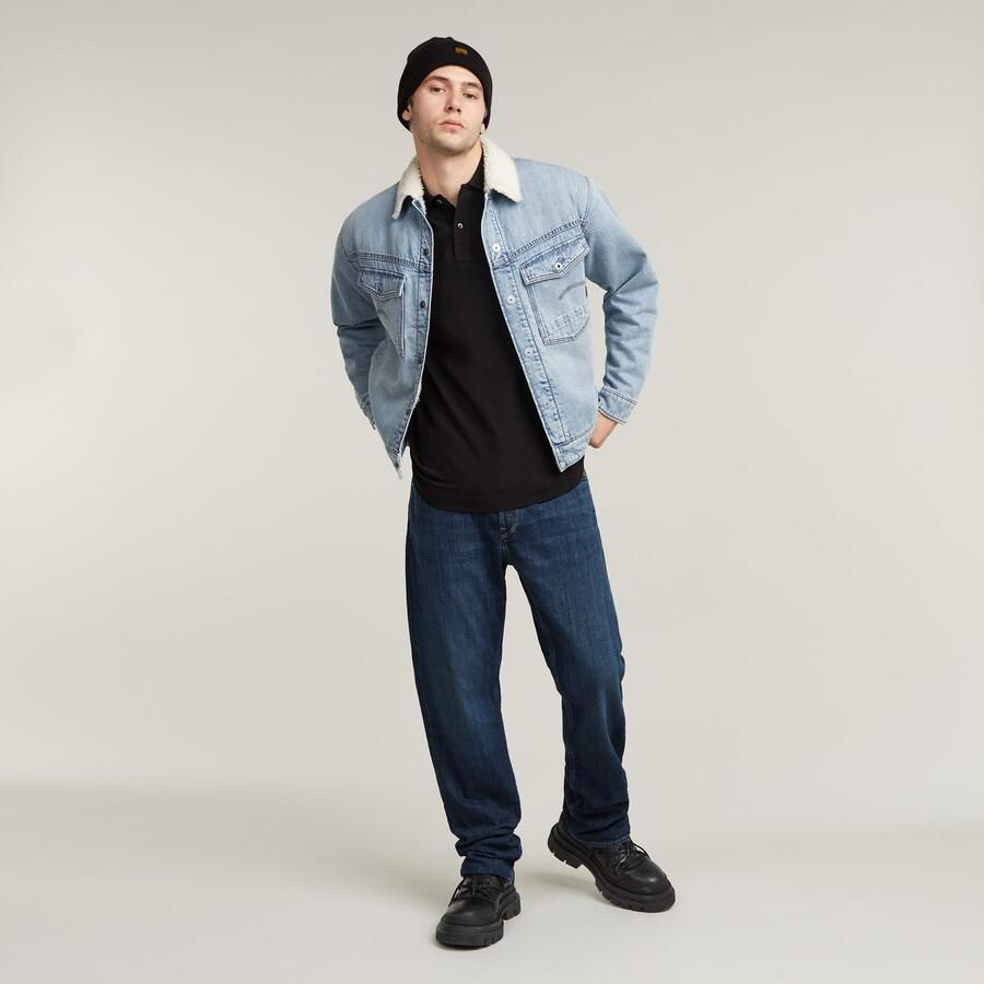 G-Star RAW Poloshirt Dunda slim fit Logoborduursel op borsthoogte - Foto 8