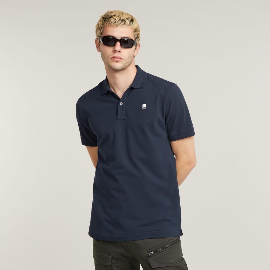 G-STAR RAW Heren Polo's & T-shirts Dunda Slim Polo S s Donkerblauw - Foto 14