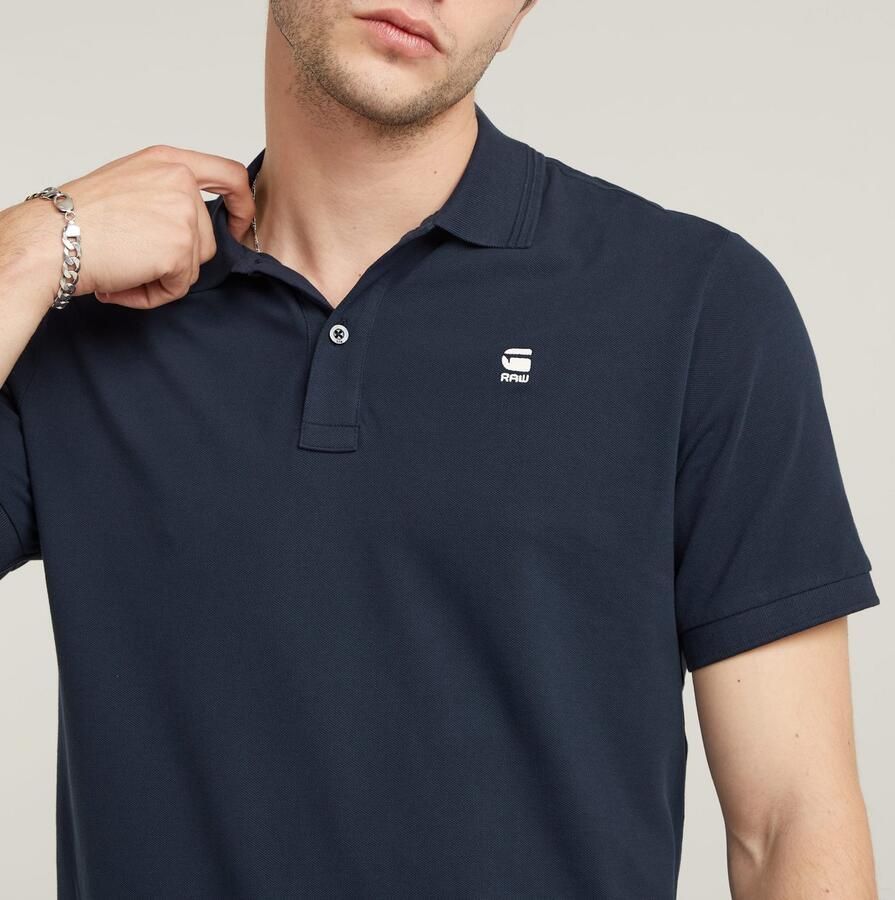 G-STAR RAW Heren Polo's & T-shirts Dunda Slim Polo S s Donkerblauw - Foto 14