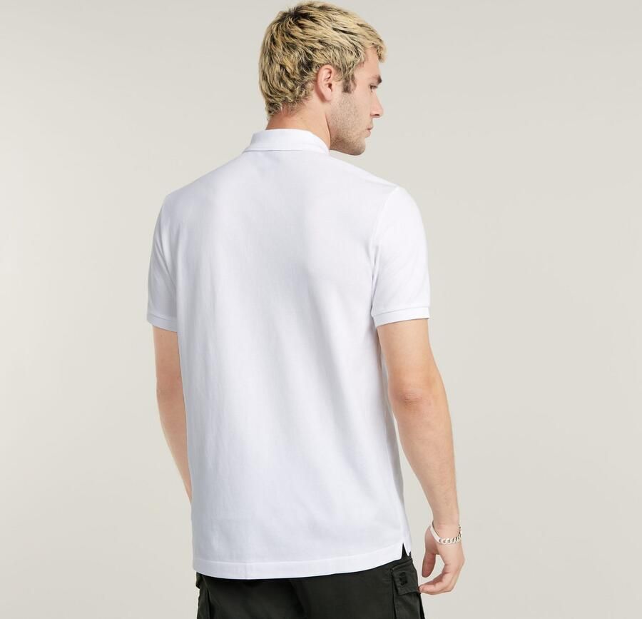 G-STAR RAW Heren Polo's & T-shirts Dunda Slim Polo S s Gebroken Wit - Foto 11