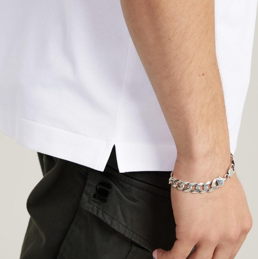 G-STAR RAW Heren Polo's & T-shirts Dunda Slim Polo S s Gebroken Wit - Foto 10