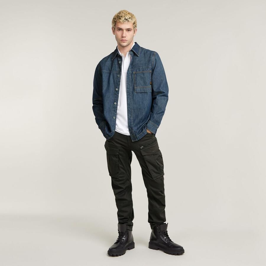 G-STAR RAW Heren Polo's & T-shirts Dunda Slim Polo S s Gebroken Wit - Foto 8