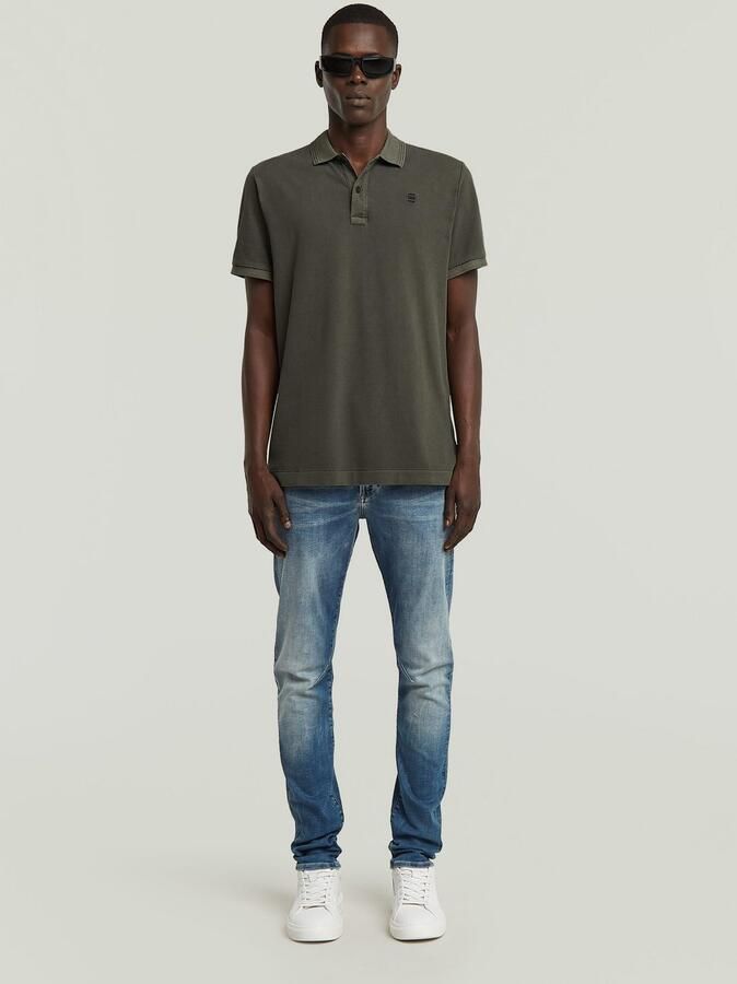 G-Star RAW Poloshirt Dunda slim fit Logoborduursel op borsthoogte - Foto 5