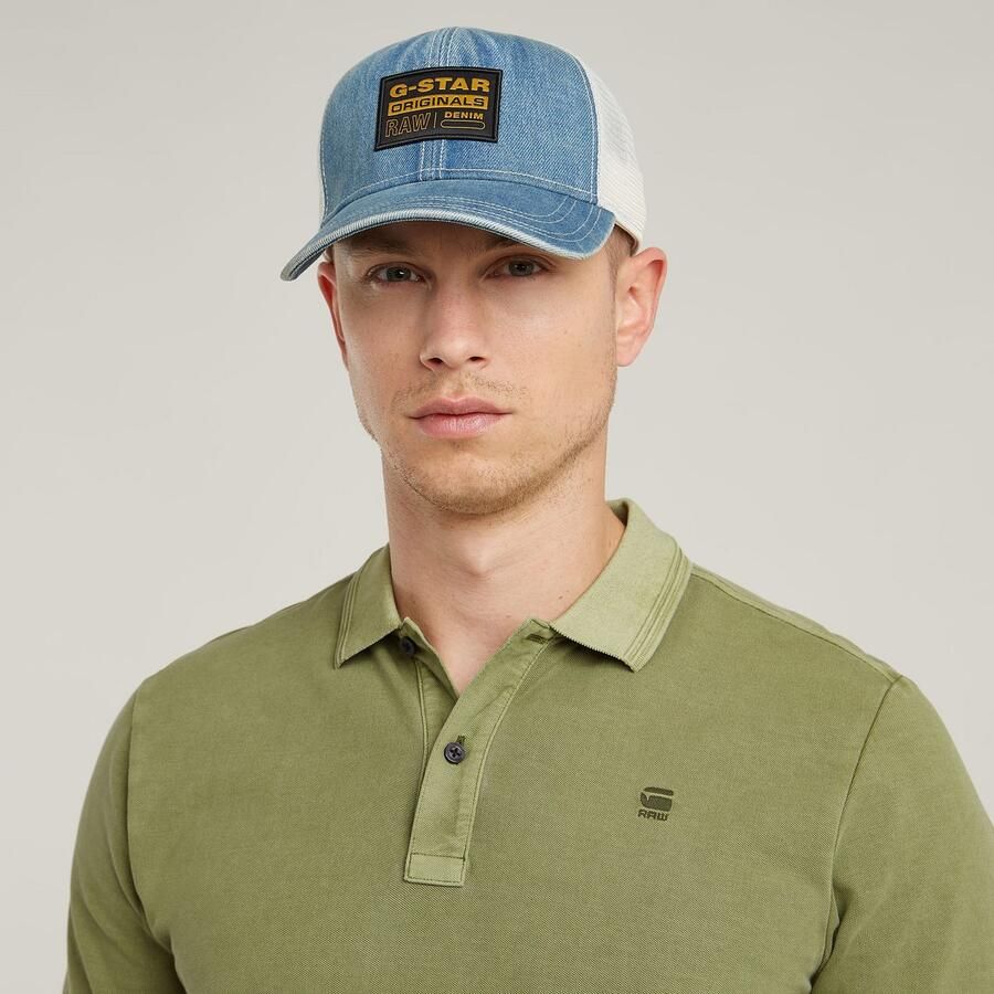 G-STAR RAW Heren Polo's & T-shirts Dunda Overdyed Slim Polo S\s Groen - Foto 6
