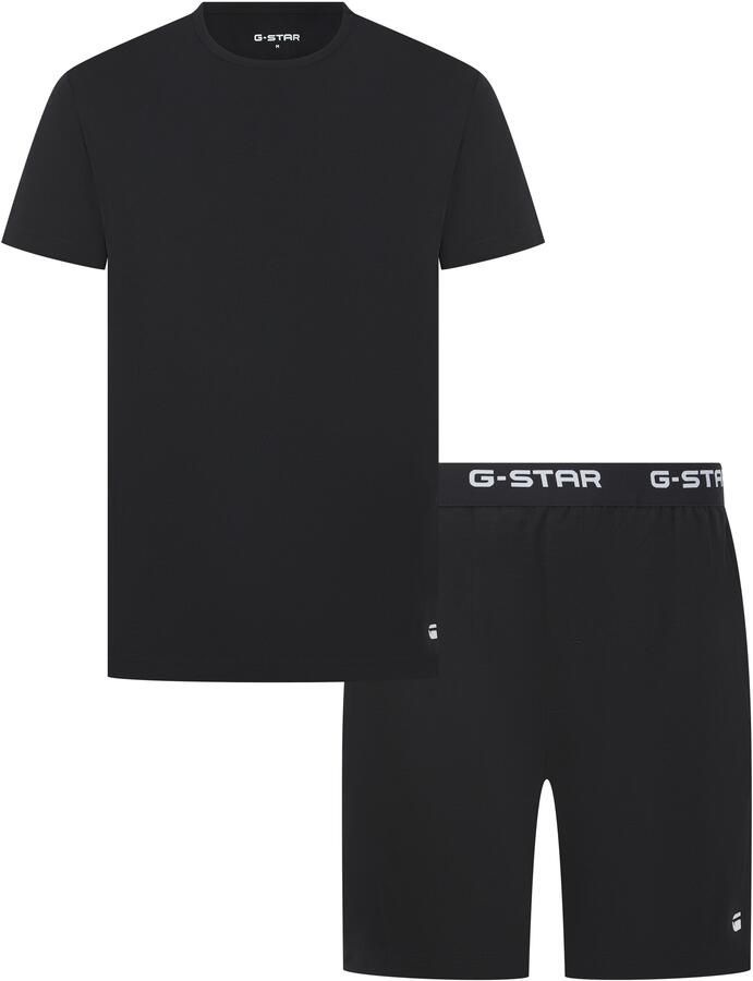 G-Star RAW Pyjama SLATE T-SHIRT & SHORTS Regular Fit in katoen-kwaliteit (set 2-delig) - Foto 4