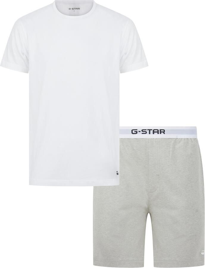 G-Star RAW Pyjama SLATE T-SHIRT & SHORTS Regular Fit in katoen-kwaliteit (set 2-delig) - Foto 5