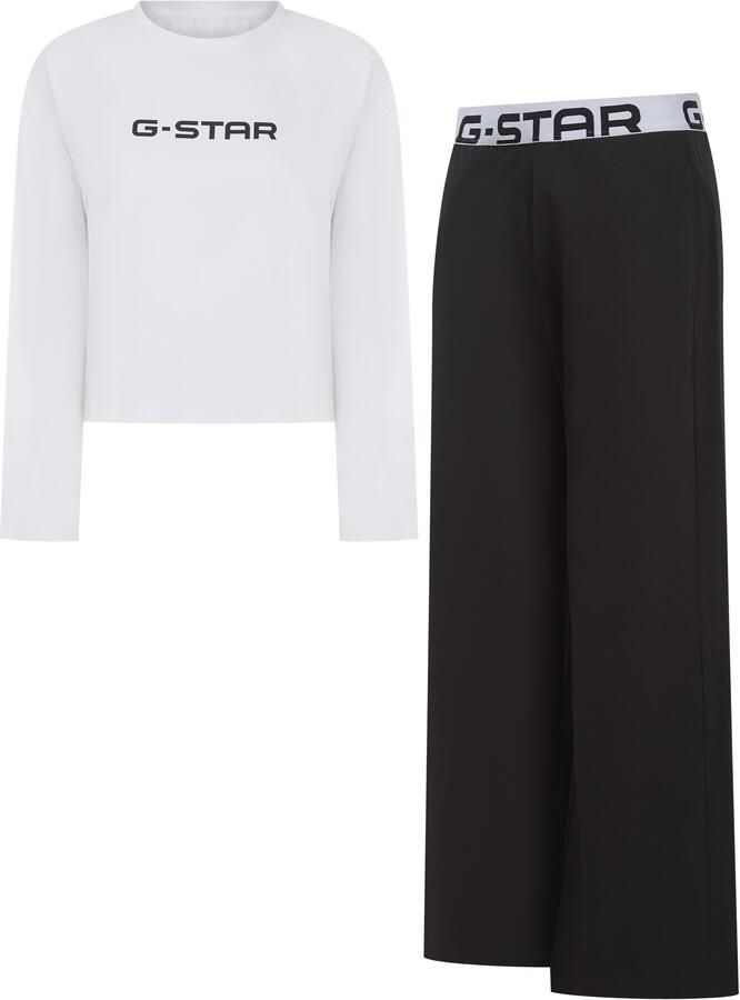 G-Star RAW Pyjama TURQUOISE LONG SLEEVE TEE & LOUNGE JOGGERS SET (set 2-delig) - Foto 4