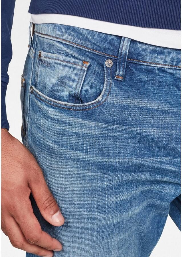 G-Star Raw Straight tapered fit jeans met stretch model '3301' - Foto 20