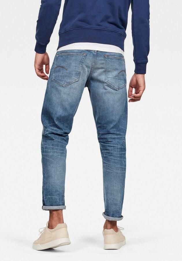 G-Star Raw Straight tapered fit jeans met stretch model '3301' - Foto 15