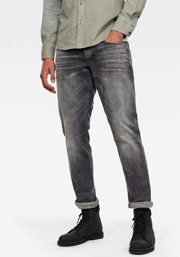 G-STAR RAW Heren Jeans 3301 Regular Tapered Lichtgrijs - Foto 16