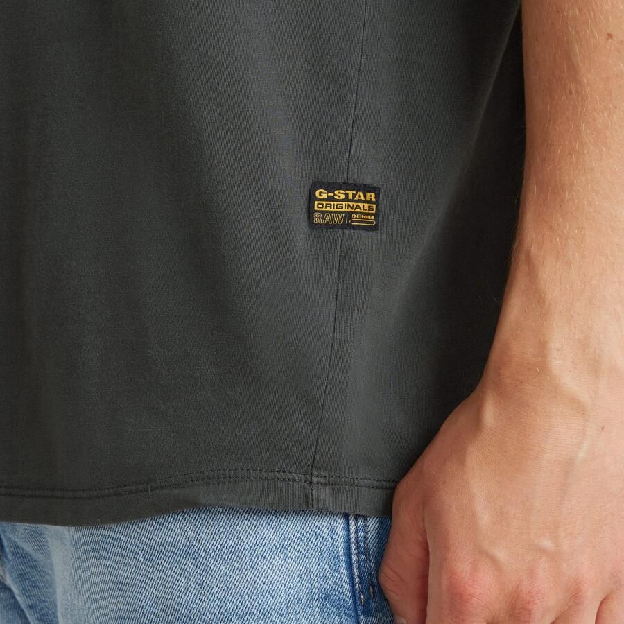 G-Star RAW Shirt met korte mouwen Lash Ronde hals logo-applicatie - Foto 9