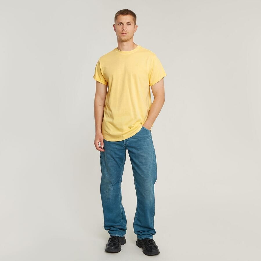 G-Star RAW Shirt met korte mouwen Lash Ronde hals logo-applicatie - Foto 3