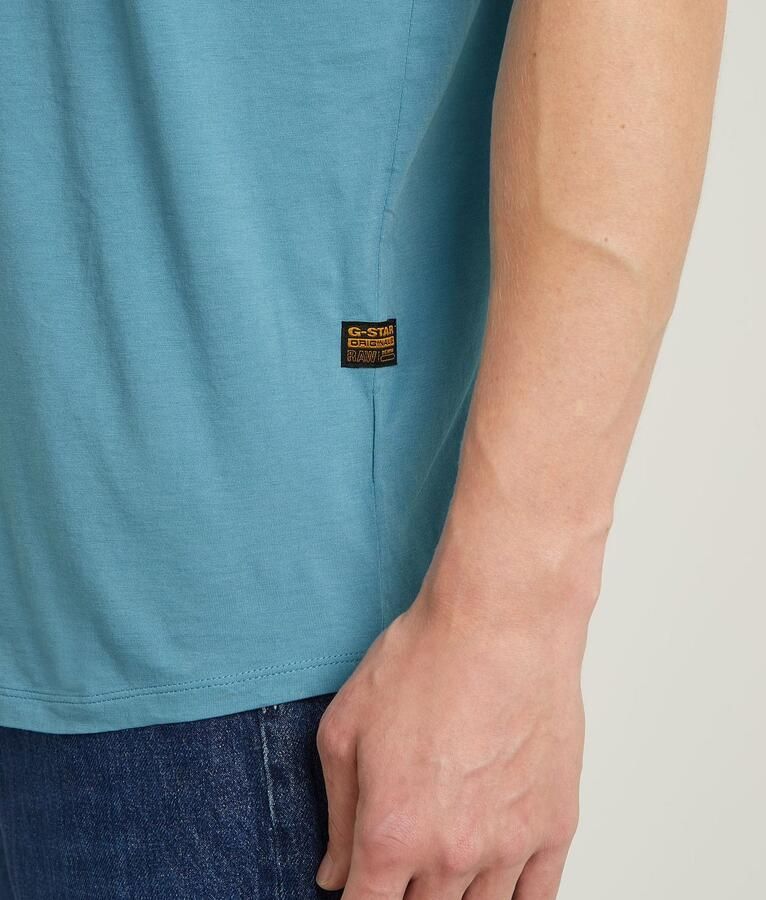 G-Star RAW Shirt met korte mouwen Lash Ronde hals logo-applicatie - Foto 5