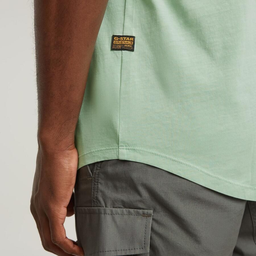 G-Star RAW Shirt met korte mouwen Lash Ronde hals logo-applicatie - Foto 8