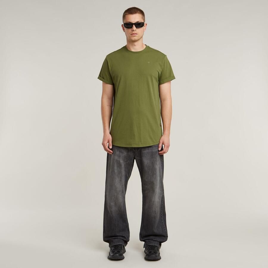 G-Star RAW Shirt met korte mouwen Lash Ronde hals logo-applicatie - Foto 4