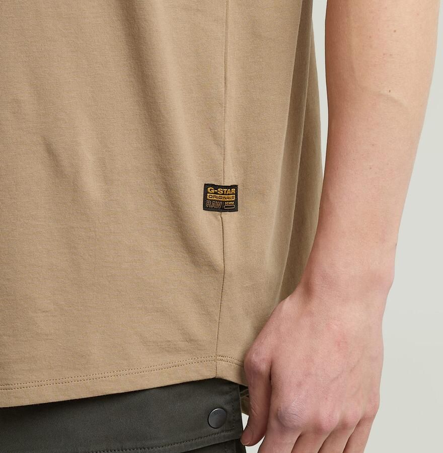 G-Star RAW Shirt met korte mouwen Lash Ronde hals logo-applicatie - Foto 3