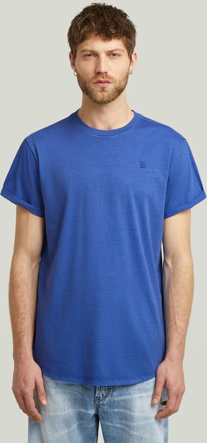 G-Star RAW Shirt met korte mouwen Lash Ronde hals logo-applicatie