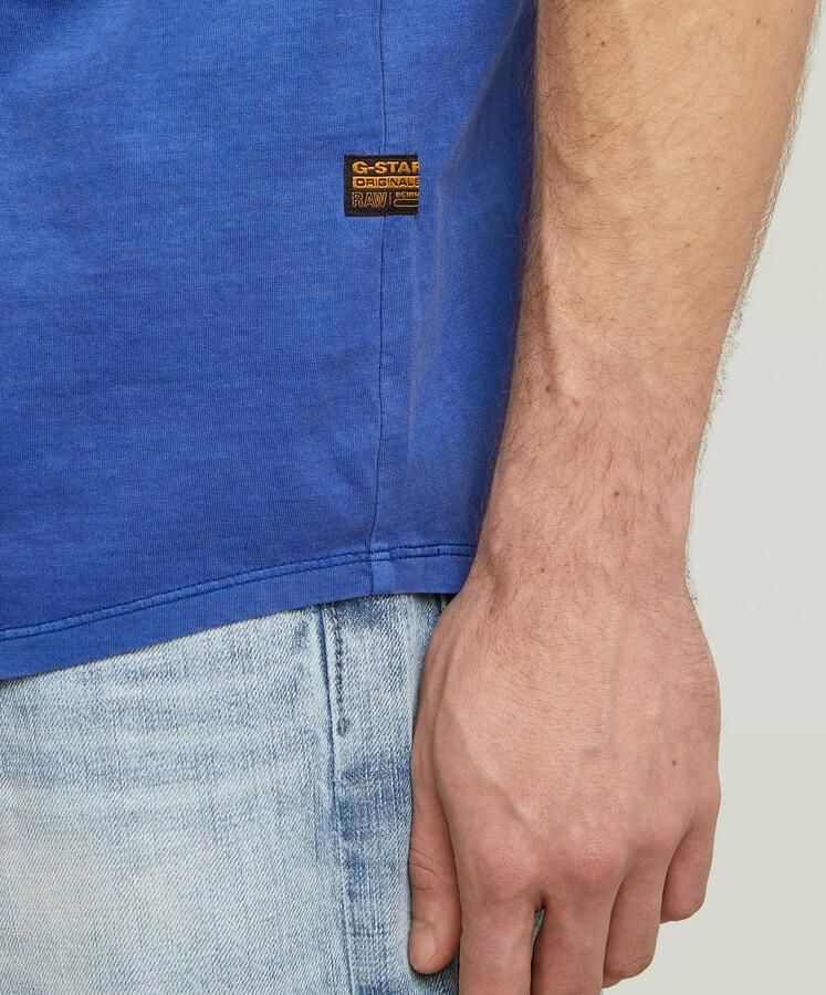 G-Star RAW Shirt met korte mouwen Lash Ronde hals logo-applicatie - Foto 3