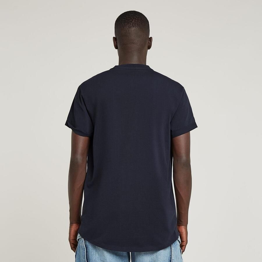 G-Star RAW Shirt met korte mouwen Lash Ronde hals logo-applicatie