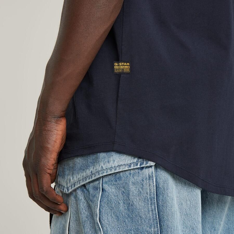 G-Star RAW Shirt met korte mouwen Lash Ronde hals logo-applicatie - Foto 2