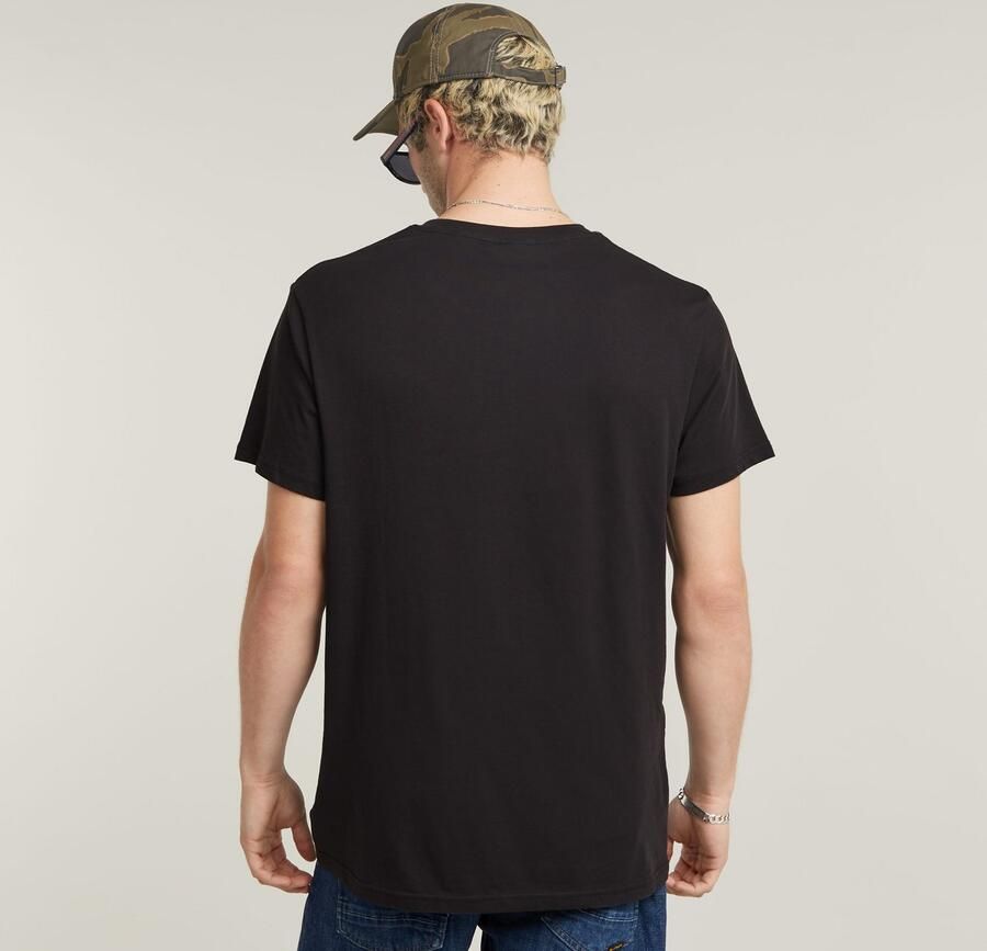 G-Star Biologisch Katoenen Heren T-Shirt Black Heren - Foto 6