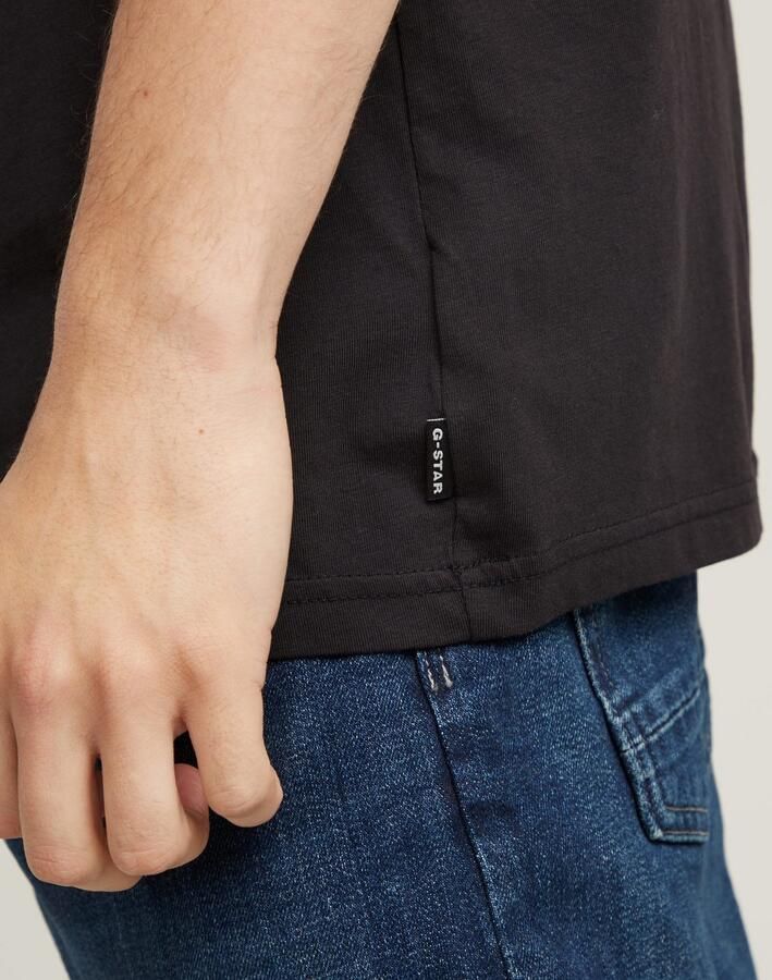 G-Star Biologisch Katoenen Heren T-Shirt Black Heren - Foto 8