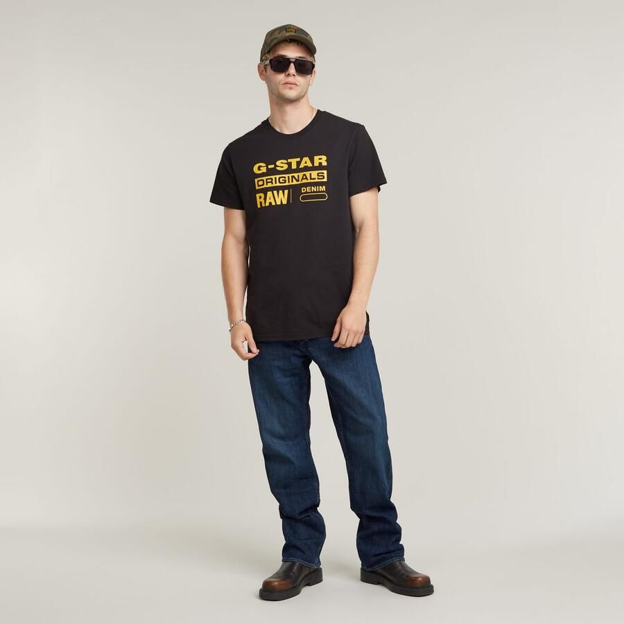 G-Star Biologisch Katoenen Heren T-Shirt Black Heren - Foto 4