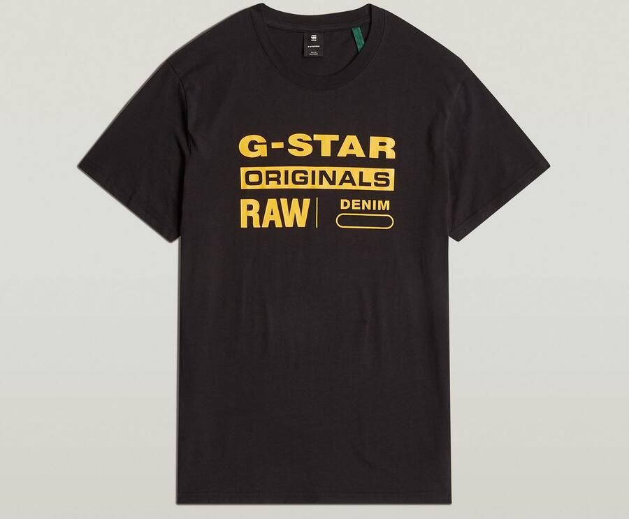 G-Star Biologisch Katoenen Heren T-Shirt Black Heren - Foto 7